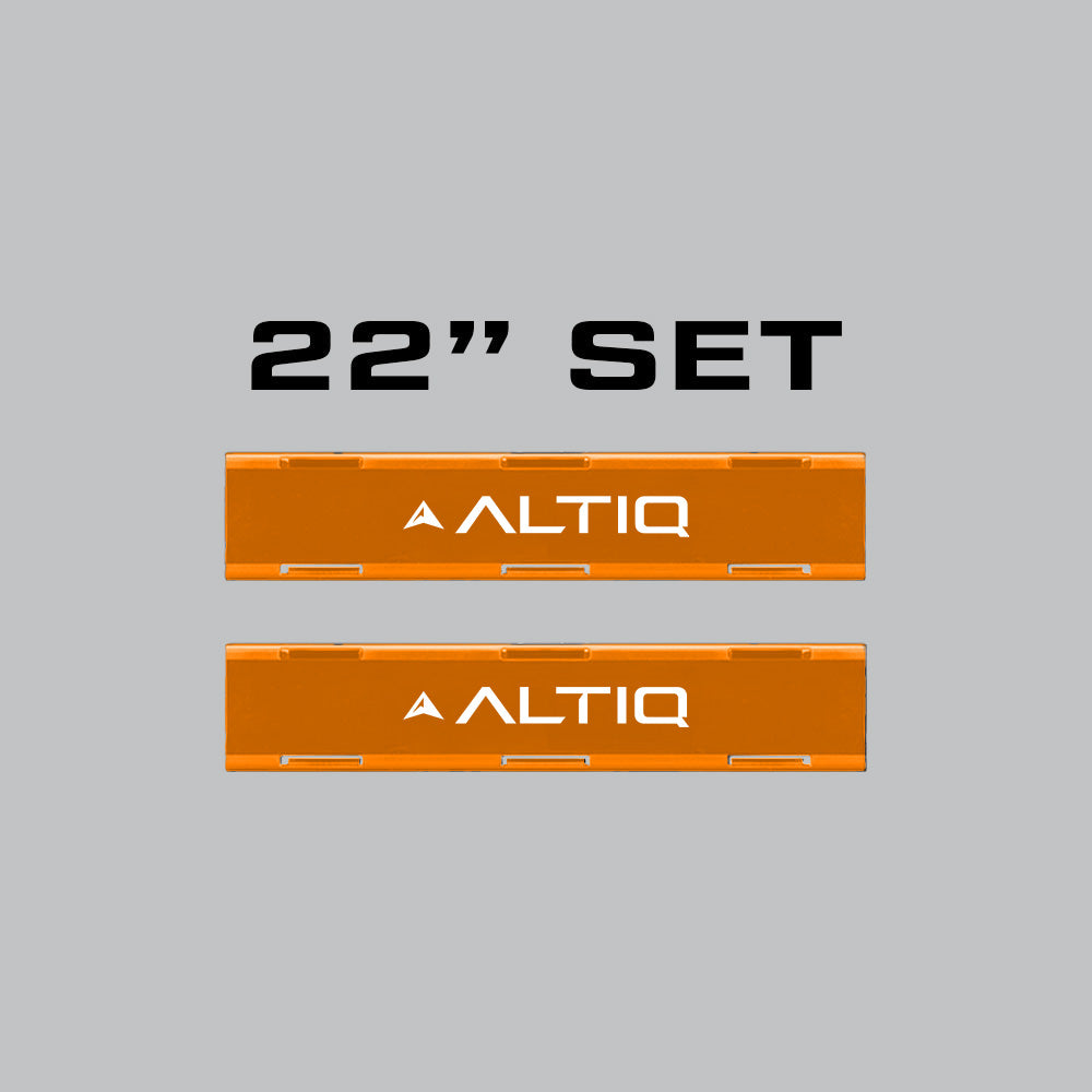 Single Row Light Bar - Amber Covers