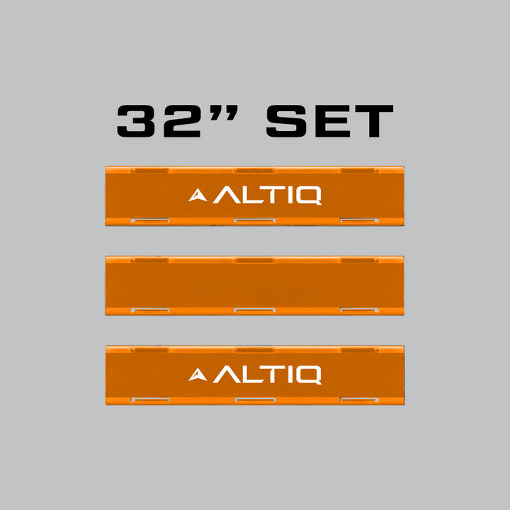 Single Row Light Bar - Amber Covers