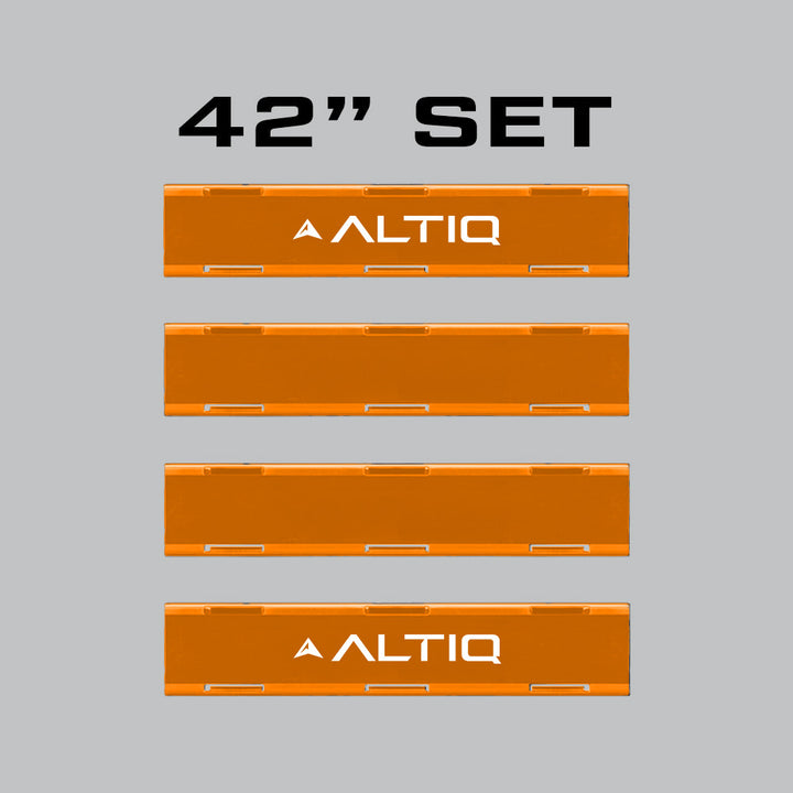 Single Row Light Bar - Amber Covers