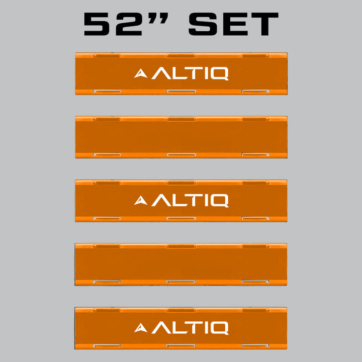 Single Row Light Bar - Amber Covers