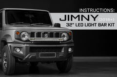 ALTIQ Jimny (2018+) - 32" LED Light Bar Kit: Installation Instructions