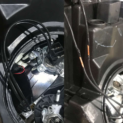 How to manually wire Fast Fit wiring harness to high beam