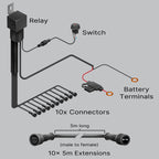 ALTIQ™ Rock Light Pro - 10 Output Harness - 2 Pin