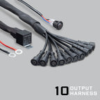 ALTIQ™ Rock Light Pro - 10 Output Harness - 2 Pin