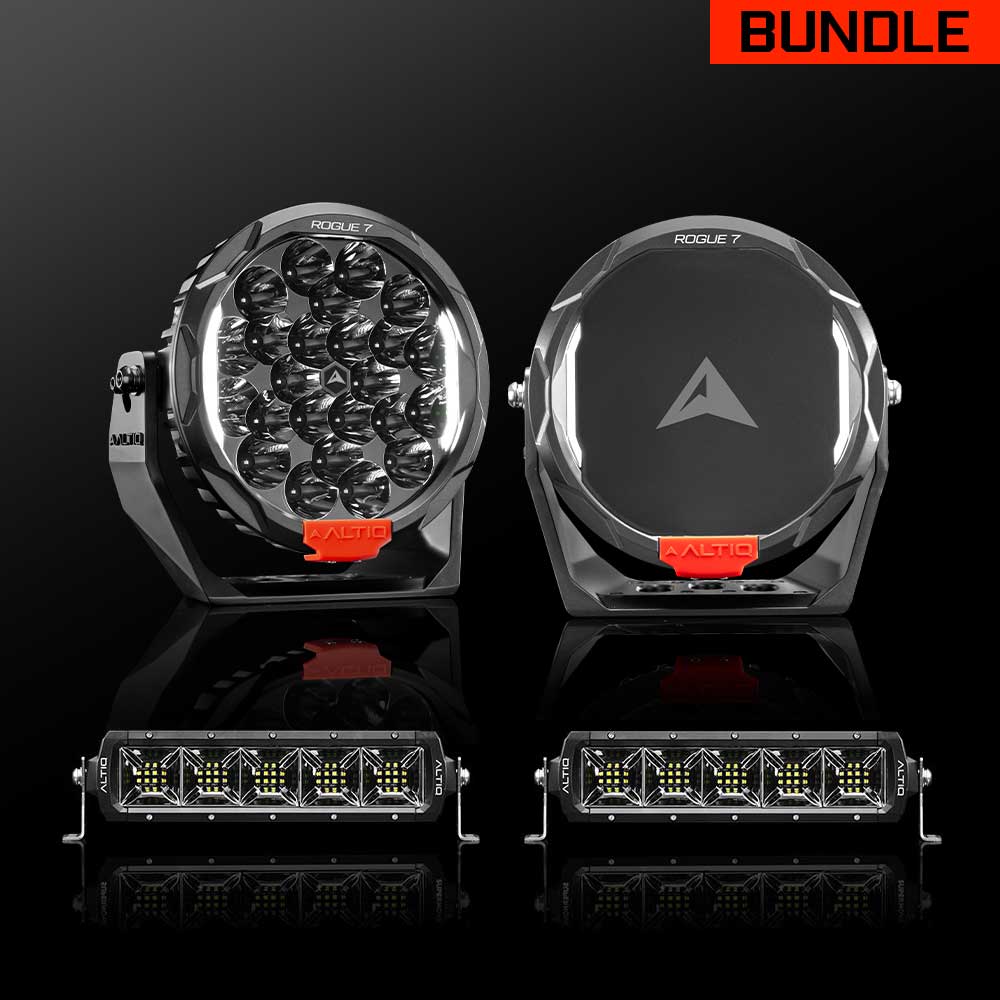 Rogue MK3 7" Pair + 12" Scene Lightbars Bundle