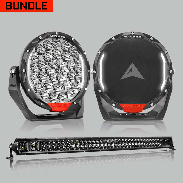 Rogue MK3 8.5" Pair + 42" Hybrid Light bar Bundle