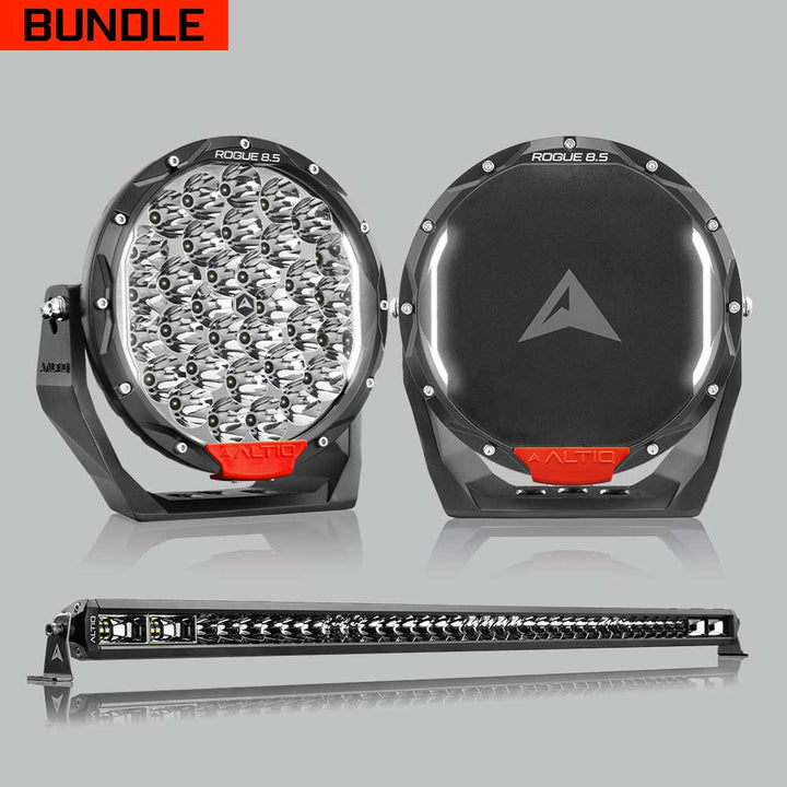 Rogue MK3 8.5" Pair + 42" Hybrid Light bar Bundle