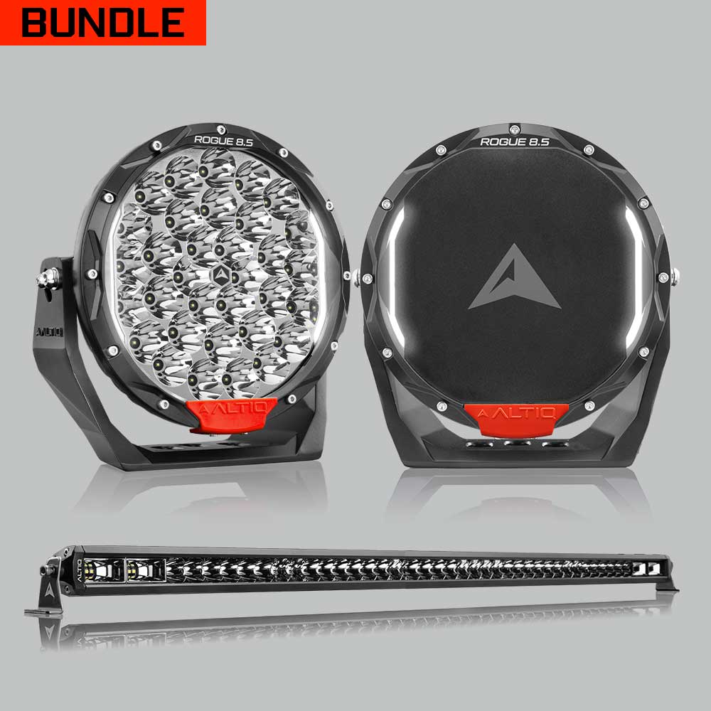 Rogue MK3 8.5" Pair + 52" Hybrid Light bar Bundle