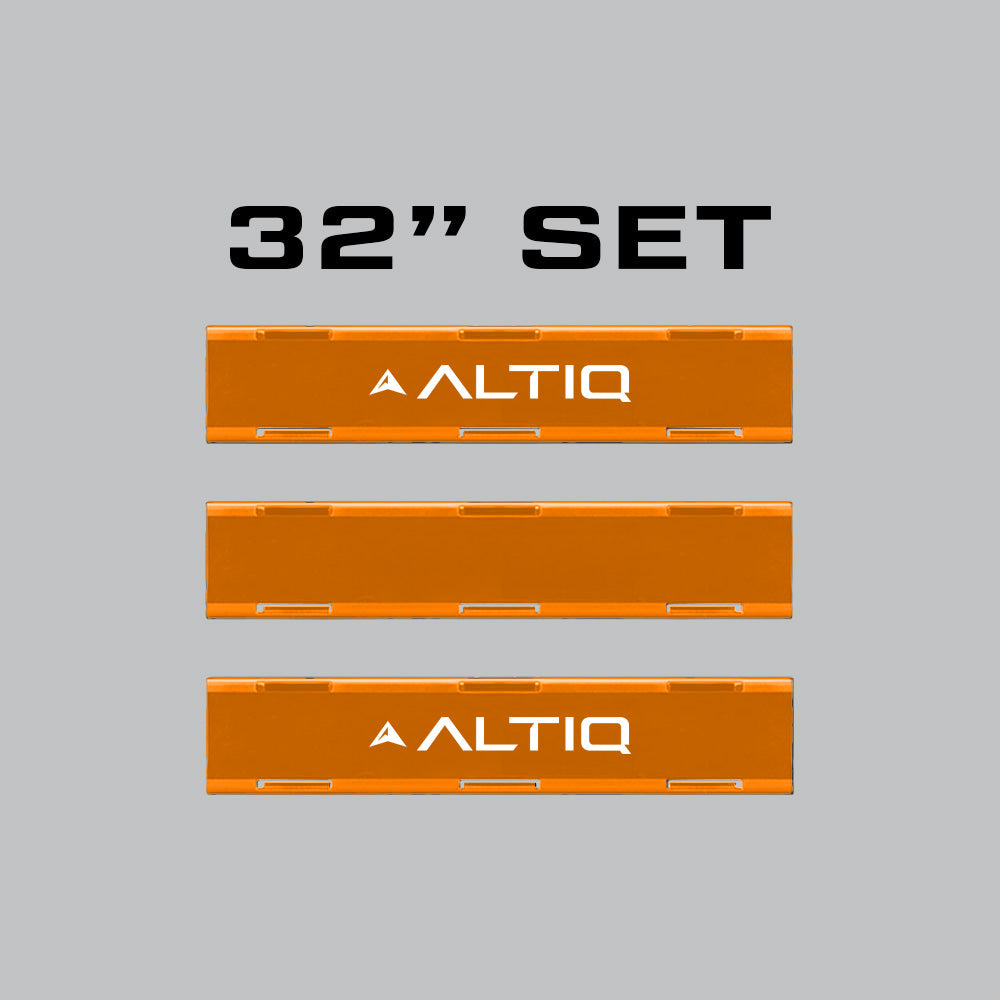 Single Row Light Bar - Amber Covers