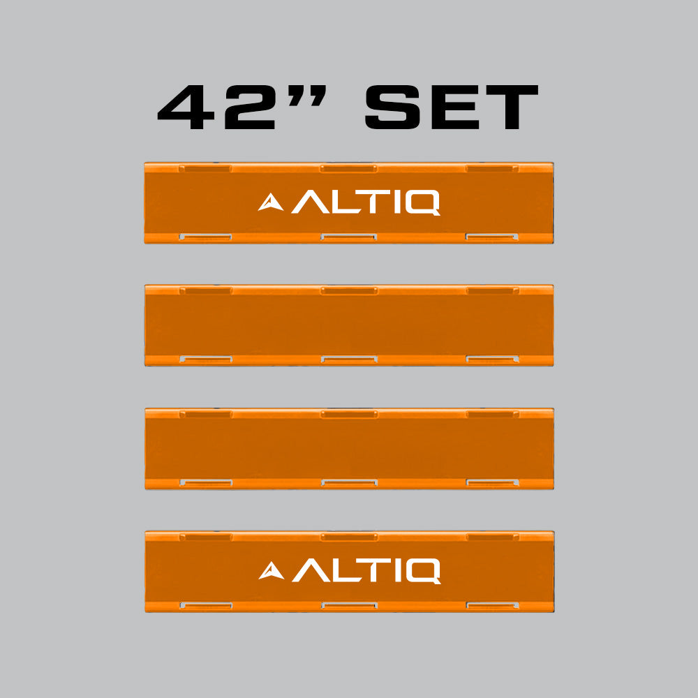 Single Row Light Bar - Amber Covers