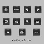 ALTIQ Square Push Switch - Suit ALTIQ Fascia Panel