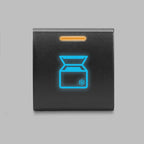 ALTIQ Square Push Switch - Suit ALTIQ Fascia Panel