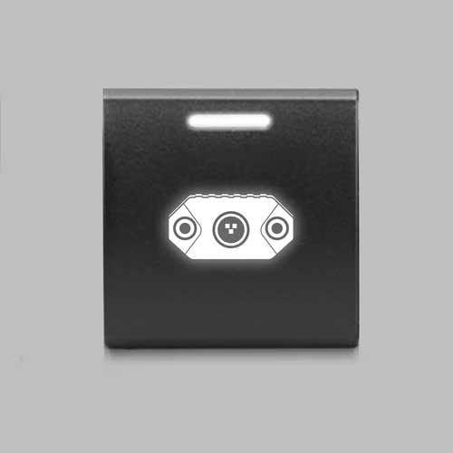 ALTIQ Square Push Switch - Suit ALTIQ Fascia Panel